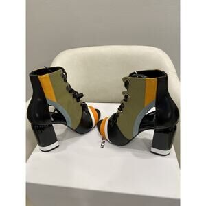 pierre hardy multi color suede bootie. Size 37/7